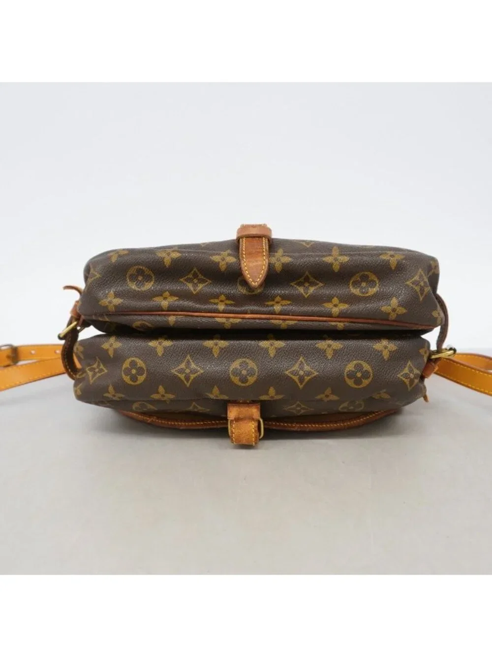 Louis Vuitton Shoulder Bag Monogram Saumur 30 Brown